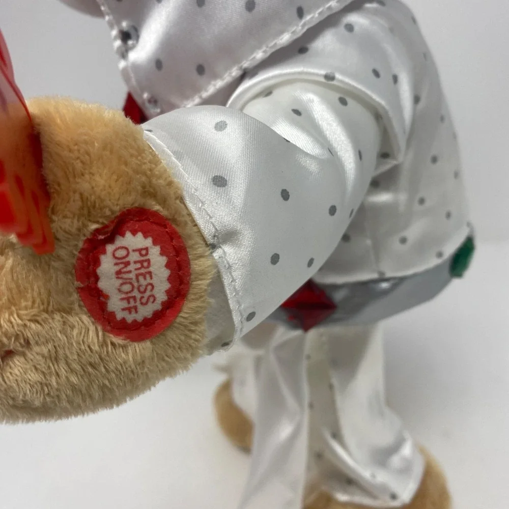 Preferred Plush Singing Elvis Presley Bear in Elvis Outfit 